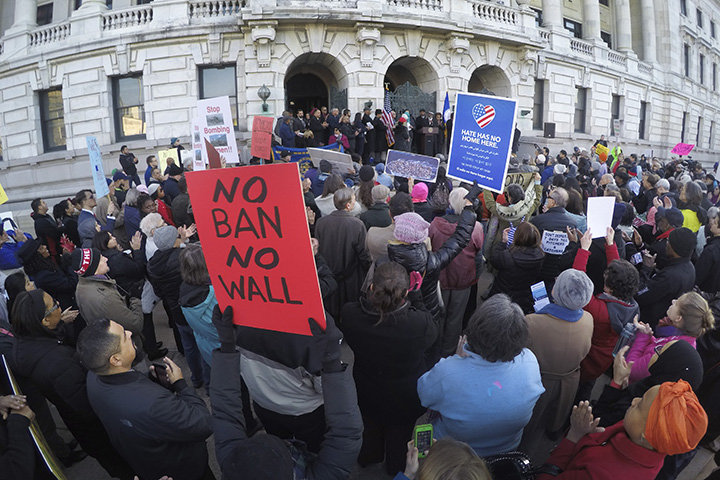 trenton rally no ban 2